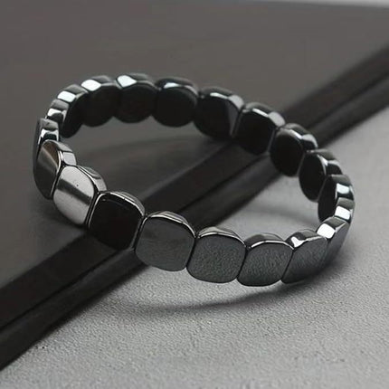 Hematite Elastic Mix-and-Match Beaded Bracelet
