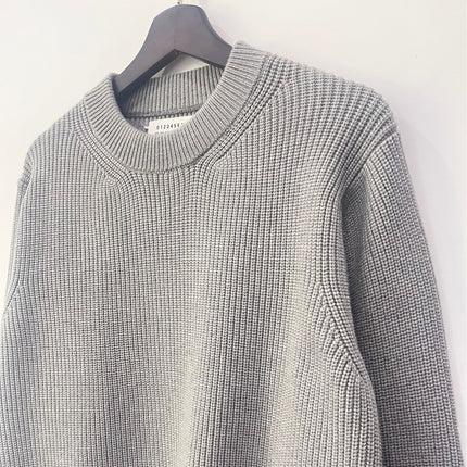Majia Four-Corner Knitwear Crewneck Pullover Loose Sweater