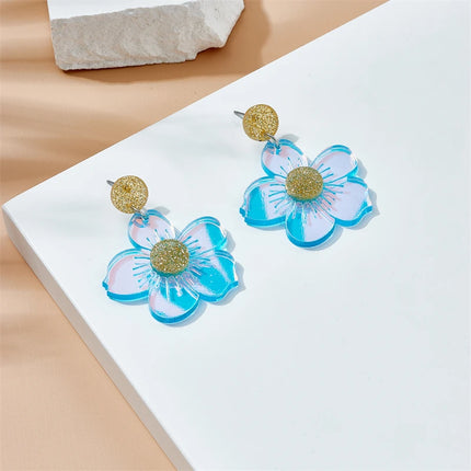 Flowers Drop Earrings