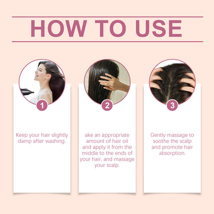 Nourishes Smooth Hair, Natural Shine, Fluff And Improves Frizzy Hair
