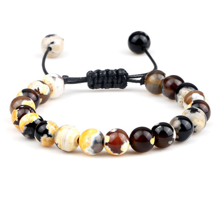 8mm Tiger Eye Stone Beads Bracelet