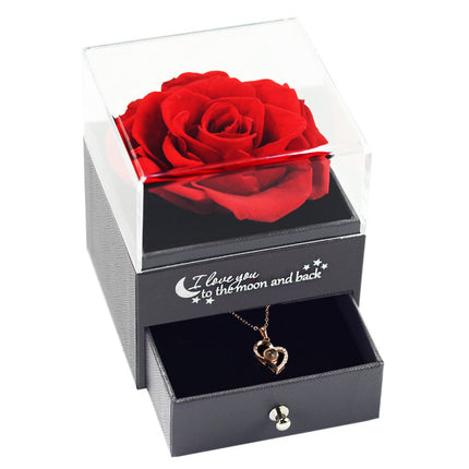 Eternal Flower Jewelry Box Rose