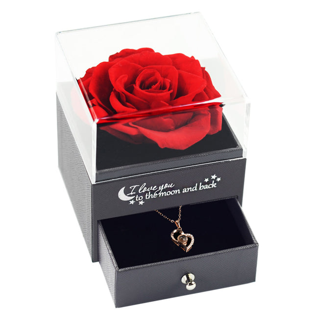 Eternal Flower Jewelry Box Rose