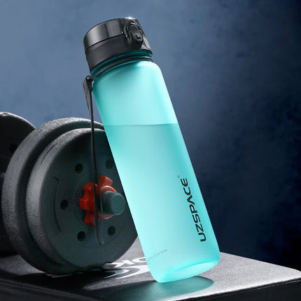 Sport Water Bottle Portable Leakproof Shaker - AlluNeedt