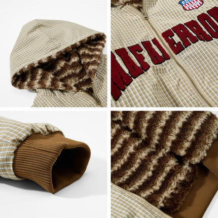 Reversible Hooded Fleece Jacket for Men and Women