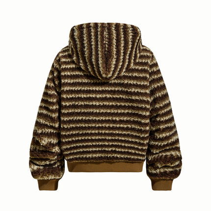 Reversible Hooded Fleece Jacket for Men and Women