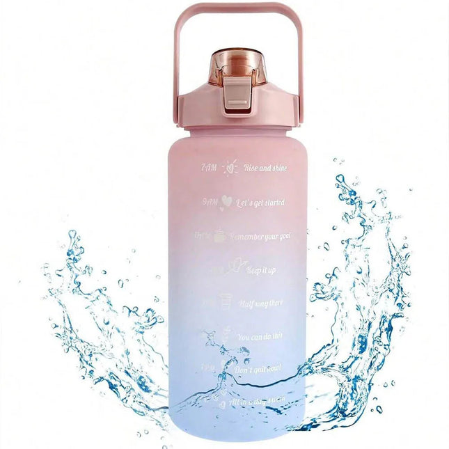 Water Bottle with Time & Capacity Marker - AlluNeedt