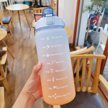 Water Bottle with Time & Capacity Marker - AlluNeedt