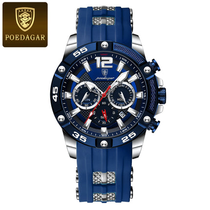 POEDAGAR Luxury Casual Men Watch - AlluNeedt