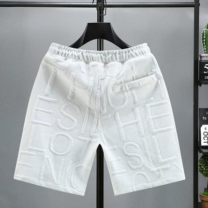New Fashion knitted Shorts Men Comfortable Elastic Waist Clothing Male Breathable Short Trousers plus size.