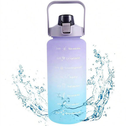 Water Bottle with Time & Capacity Marker - AlluNeedt