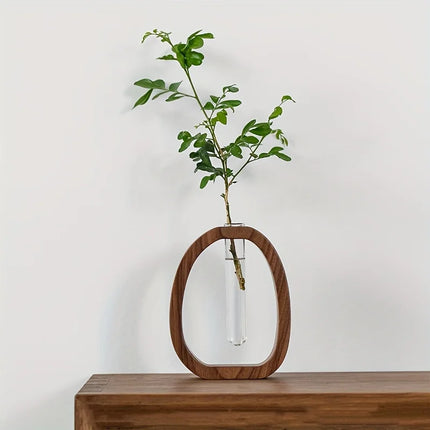 Walnut Colored Floral Ware - AlluNeedt