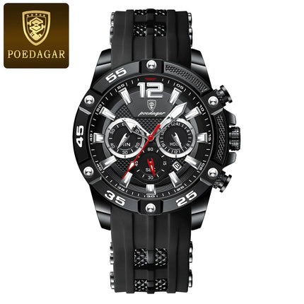 POEDAGAR Luxury Casual Men Watch - AlluNeedt