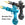 Electric Water Gun With light Sprays Flame Effect Continuously High-pressure High-speed Powerful Outdoor Water Gun Toys For Kid