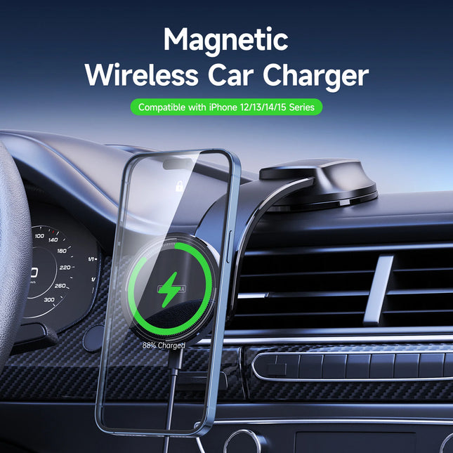 Magnetic Wireless Car Charger.