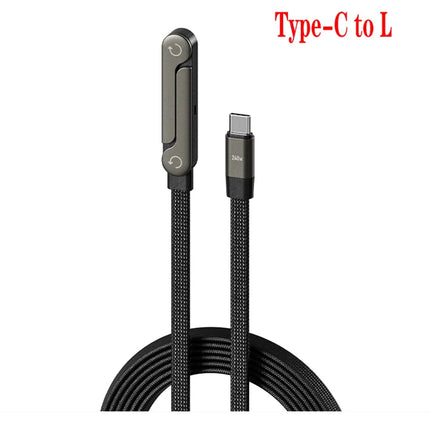 240W Fast Charging Foldable iPhone Holder Data Cable