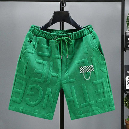 New Fashion knitted Shorts Men Comfortable Elastic Waist Clothing Male Breathable Short Trousers plus size.