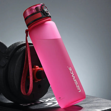 Sport Water Bottle Portable Leakproof Shaker - AlluNeedt