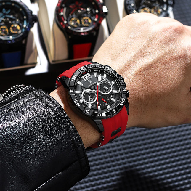 POEDAGAR Luxury Casual Men Watch - AlluNeedt