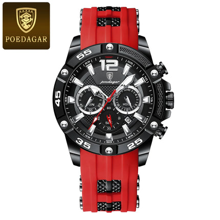 POEDAGAR Luxury Casual Men Watch - AlluNeedt