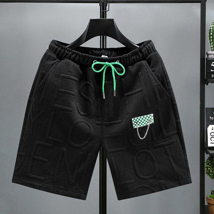 New Fashion knitted Shorts Men Comfortable Elastic Waist Clothing Male Breathable Short Trousers plus size.