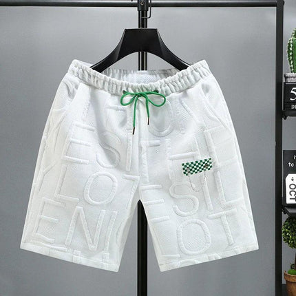 New Fashion knitted Shorts Men Comfortable Elastic Waist Clothing Male Breathable Short Trousers plus size.