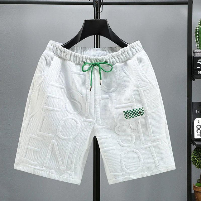 New Fashion knitted Shorts Men Comfortable Elastic Waist Clothing Male Breathable Short Trousers plus size.