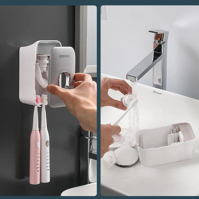 Wall-Mounted Bathroom Toothpaste Squeezer - AlluNeedt